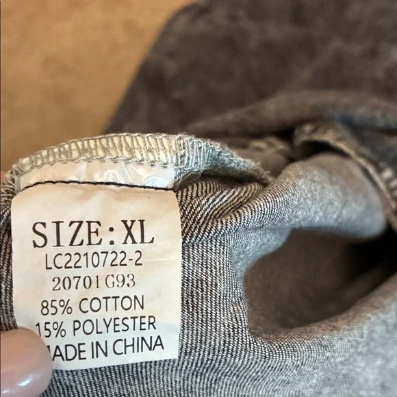 Black Acid Wash Denim Button-Up Dress - Picture 2 of 6